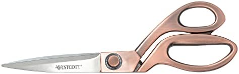 Westcott 16459 8-Inch Stainless Steel Copper-Finish Scissors For Office and Home