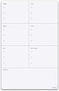 Quartet Magnetic Weekly Planner Dry Erase Board, 11" x 17", Small White Board for Fridge, Home School Supplies or Home Office Decor, Frameless, Includes 1 Dry Erase Marker (63540)