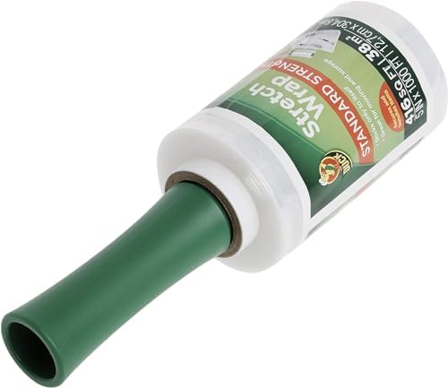 Duck Brand Stretch Wrap Roll, Clear, 5 inches by 1000 feet, 285849, Set of 2