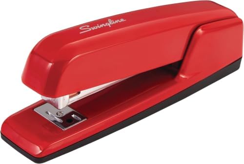 Swingline Stapler,30 Sheet Capacity,747 Business Stapler,Jam Free,Metal,Rio Red (74736),(Pack of 6)