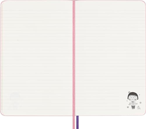 Moleskine Limited Edition Sakura Notebook with lenticular optical-effect cover by Momoko Sakura, with Gift Box, Hard Cover, Ruled, Large (5" x 8.25"), Maruko floral, 176 pages