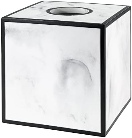 Avanti Linens - Tissue Box Cover, Guest Bathroom Essentials, Modern Home Decor (Jasper Collection)