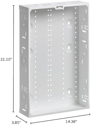 Leviton 21" SMC Series, Structured Media Enclosure only, 47605-21E, White
