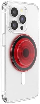 PopSockets Phone Grip for MagSafe, Magnetic Holder- Danger Red