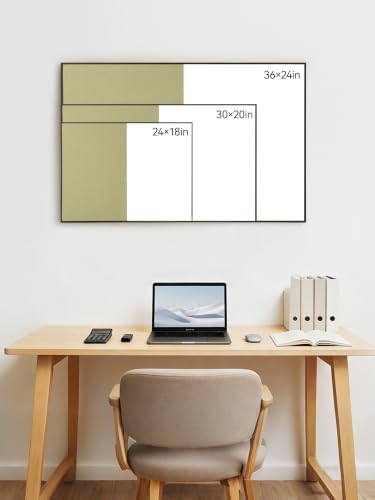 ARCOBIS Cork Board White Board Combo for Wall