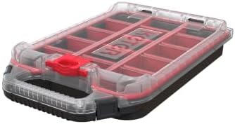 Keter Stack N' Roll 2 Pack Half Organizer Storage Box