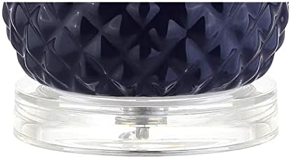 JONATHAN Y Pineapple Ceramic Table Lamp Bedside Nightstand 23", Navy/Gold