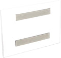 Azar Displays 129930 8.5" W x 5.5" H Horizontal U-Frame with Magnetic Strips, 10-Pack, clear