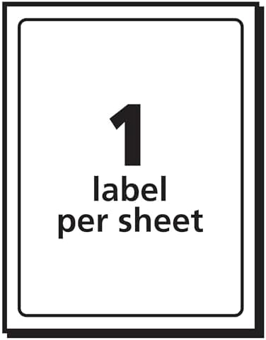 Avery® Shipping Labels with TrueBlock® Technology, 4" x 6", White, Permanent, 6 Packs for 120 Labels Total (45292)