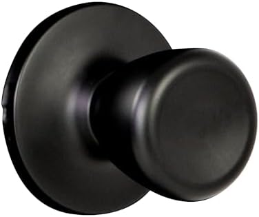 Design House Terrace Dummy Door Knob, Matte Black