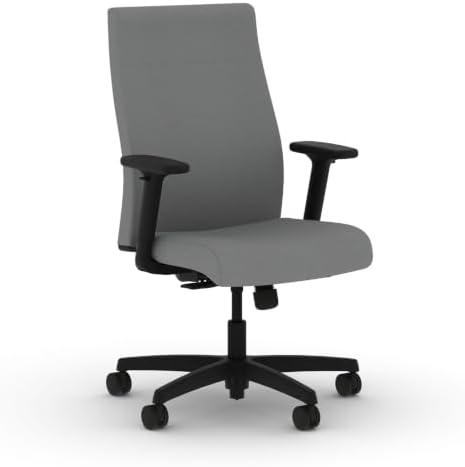 HON Ignition 2.0 Ergonomic Office Chair, Lumbar Support, Desk Chair, Frost
