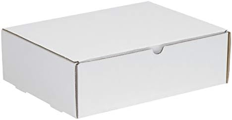 Top Pack Supply Literature Mailers, 9" x 6 1/2" x 1 3/4", White (Pack of 50)