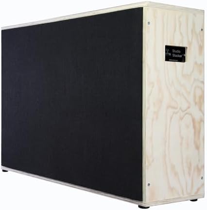ATS Acoustics Studio Stacker Gobo Bass Trap 24"x36"x10" (Black, Pine Case)