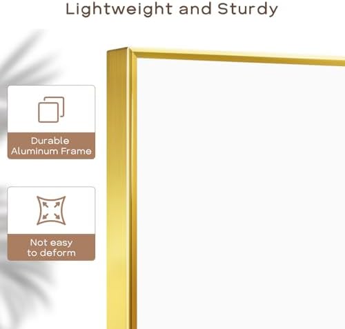 Large Magnetic Whiteboard, 30" x 20" Dry Erase White Board for Wall