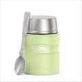 THERMOS Stainless King Food Jar with Spoon, 16oz, Matte Green