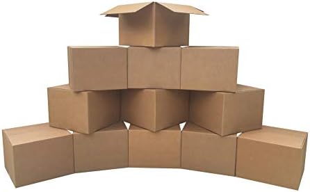 Amazon Basics Cardboard Moving Boxes, Large 20" x 20" x 15", Brown, 12-Pack