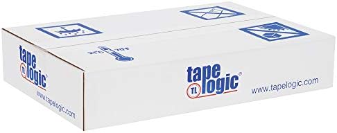 BOX USA Tape Logic 3 Inch x 110 Yard 2.6 Mil Clear, Heavy Duty Acrylic Packing Tape, 6 Pack, Perfect for Packing, Shipping, Moving, Home and Office