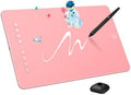 XPPen Deco 01 V3 10x6 Drawing Tablet | 16K Pressure Pen | Battery-Free Stylus | 8 Hotkeys | for OSU Gaming & Teaching | PC/Mac/Android/ChromeOS Compatible | Pink