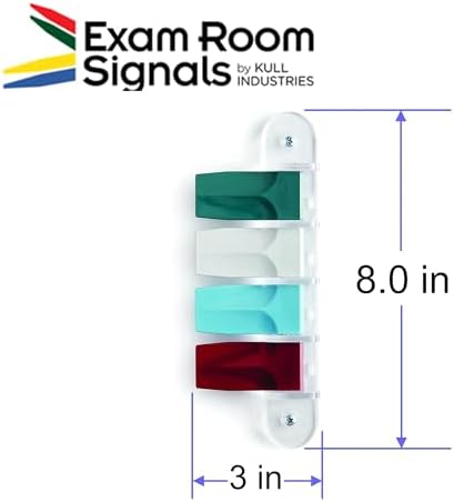 Exam Room Flags, Made in USA, 3-Inch, 4 Flag System