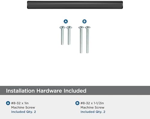Amerock 10 Pack 3" Bar Pulls Matte Black Drawer Pull