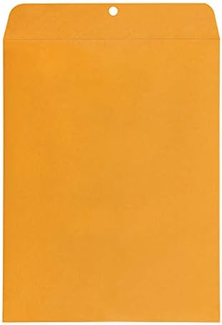 Amazon Basics Clasp Kraft Envelopes for Documents, Gummed Mailing, 10" x 13", 200-Pack
