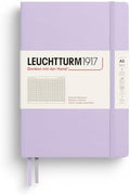 LEUCHTTURM1917 - Notebook Hardcover Medium A5-251 Numbered Pages for Writing and Journaling (Lilac, Squared)