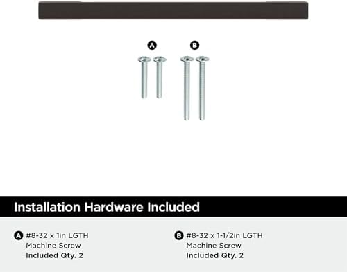 Amerock 25 Pack 3-3/4" Cityscape Oil-Rubbed Bronze Drawer Pull