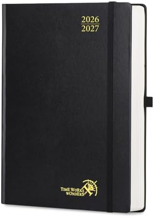 POPRUN 2026-2027 Daily Planner One Page Per Day, 8.5" x 12", Day Planner