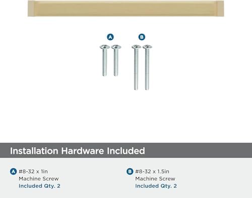 Amerock | Cabinet Pull | Champagne Bronze | 5-1/16 inch (128 mm) Center to Center | Blackrock | 1 Pack | Drawer Pull | Drawer Handle | Cabinet Hardware
