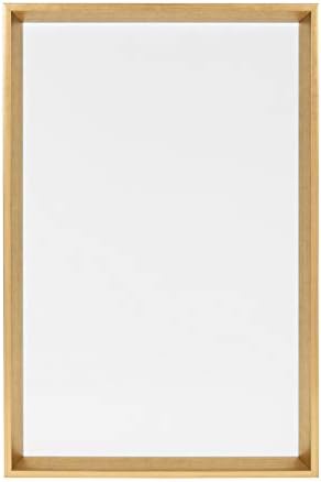 Kate and Laurel Calter Framed Magnetic Dry Erase Board, Gold 16.5 x 25.5
