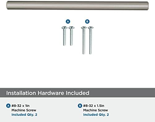 Amerock 5-1/16" Bar Pulls Sterling Nickel Drawer Pull