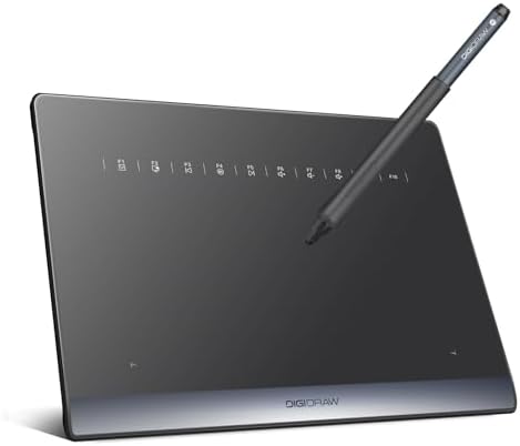DIGIDRAW TW410 Wireless Drawing Tablet, 6x4 Inch Bluetooth Graphics