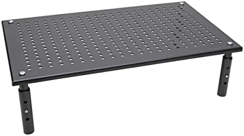Tripp Lite Computer Monitor Stand, Adjustable Height, 18 x 11 in., Metal, Black (MR1812M)