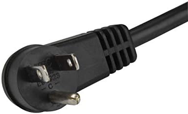 StarTech 6ft Right Angle Computer Power Cord, 10A 125V, 18AWG (PXTR1016)