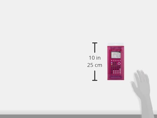 Guerrilla Silicone Case for Texas Instruments TI-84 Plus CE Color Edition Graphing Calculator With Screen protector and Graphing Ruler, Pink