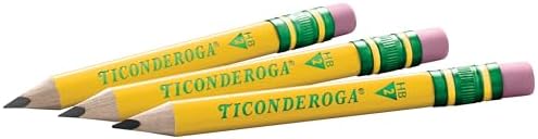 Ticonderoga My First Short Triangular Wood-Cased Pencils, #2 HB Soft