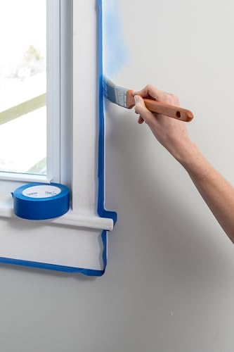 Duck Clean Release Blue Painters Tape, Masking Tape for Paint Projects, 1.5 in (1.41 in x 60 yd), 240460, 4 Rolls (Pack of 8)