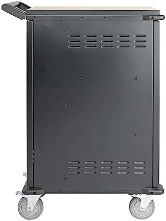 Tripp Lite 21-Port AC Mobile Charging Cart Storage Station for Chromebooks, iPads, Laptops, Tablets, Black (CSC21AC)
