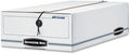 Bankers Box 12-Pack String & Button Check Box, 9" x 14-1/4" x 4"