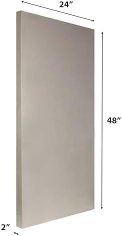 ATS Acoustics Microsuede Acoustic Panel 24" x 48" x 2" Square Edge (Shell)