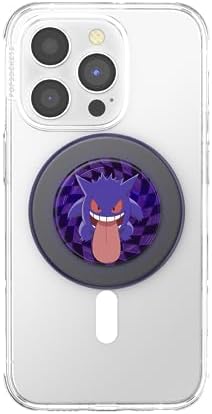PopSockets Phone Grip for MagSafe, Magnetic Holder- Ghost Gengar
