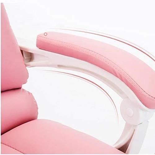 Office Chair Computer Armchair Computer Chair with Adjustable Angle Recline Height Padded Seat (Color: A) (Color : A) (B)