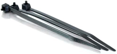 C2G 43039 11.5 Inch Cable Tie Multipack (100 Pack) TAA Compliant, Black