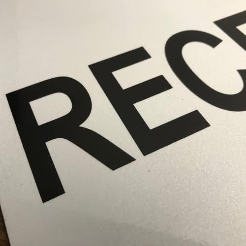 TRADESAFE Receiving Sign - Business Sign, Office Sign, Quick Install Aluminum Safety Sign, Light Reflective, UV-Resistant, Waterproof, 14” X 10” Signs for Business