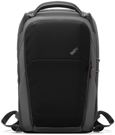 Lenovo ThinkPad 16” Click Go Backpack (Aura Edition) – Magnetic One Hand Access, Fidlock Closure, EVA Protection, Lightweight 18L Laptop Backpack, Dark Grey
