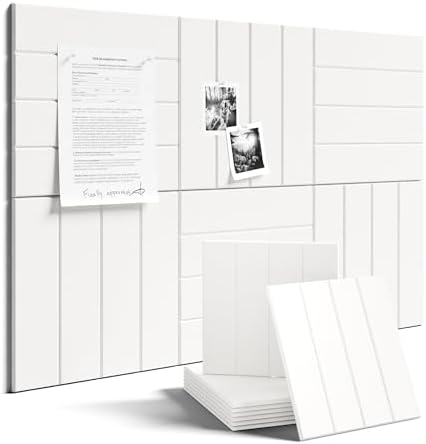 Fluxynara Felt Bulletin Board & Cork Board Alternative, Milky White