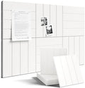 Fluxynara Felt Bulletin Board & Cork Board Alternative, Milky White