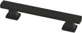 Franklin Brass 10 Pack Matte Black Cabinet Handles 3-3/4 inch (96mm) Kitchen Cabinet Handles and Drawer Pulls for Cupboards and Dressers | Tiered Foot