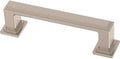 Franklin Brass 10 Pack Brushed Nickel Cabinet Handles 3 inch (76mm) Kitchen Cabinet Handles and Drawer Pulls for Cupboards and Dressers | Stepped