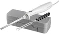 Hamilton Beach Electric Knife Set for Carving Meats, Poultry, Bread, Crafting Foam & More, Reciprocating Serrated Stainless Steel Blades, Ergonomic Design Storage Case + Fork Included, 5 Foot Cord